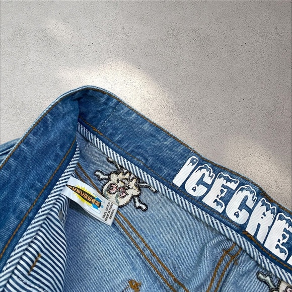 Rare Billionaire Boys Club Ice Cream Soft Serve Denim Shorts - Picture 4 of 9